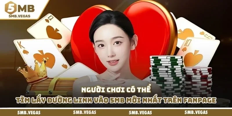 Người chơi có thể tìm lấy đường link vào 5MB mới nhất trên Fanpage